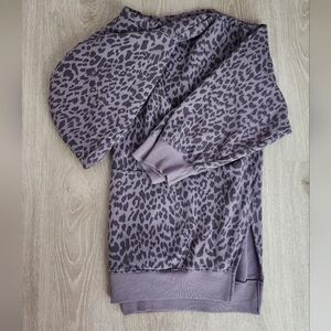 Aerie oversized medium leopard hoodie legging fit
